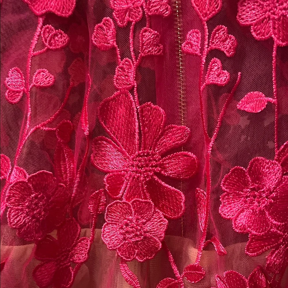 Bronx and Banco Bouquet Maraya Dress Fushia - Picture 4 of 5